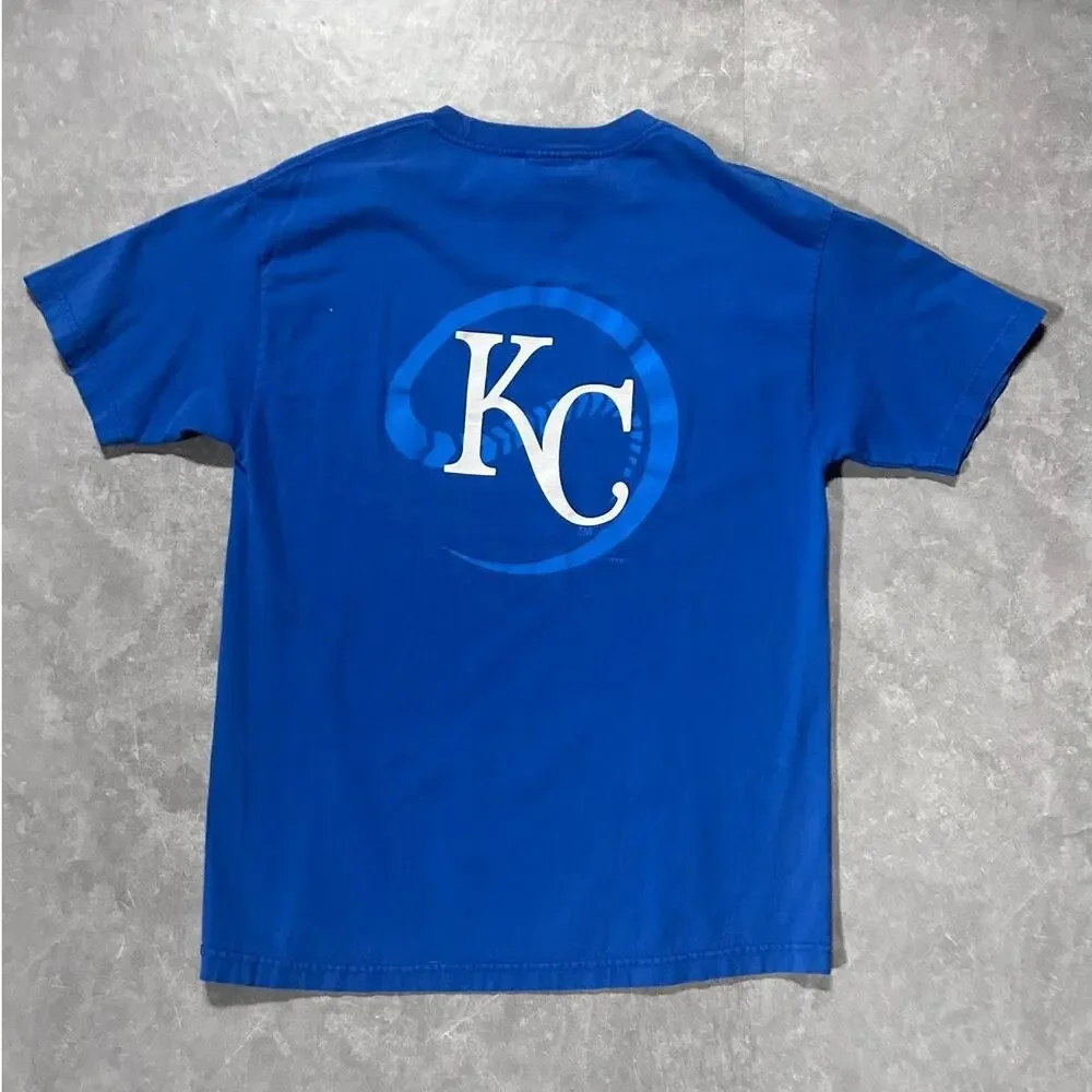 2000s Vintage Kansas City Royals Nike Blue T Shirt -M